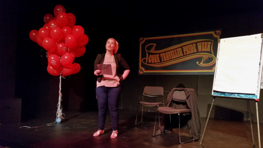 mags at the launch of pride wek