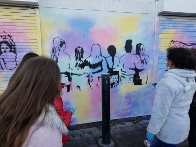Meelagh girls mural